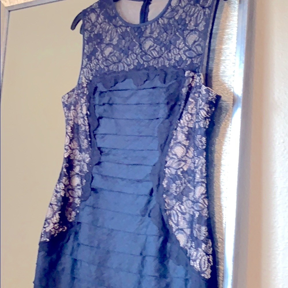 London times Navy dress